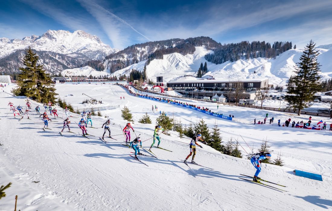 Štafeta ženy / MS Hochfilzen 2017